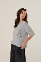 T - SHIRT ISAAC GREY XS - ONE TEE