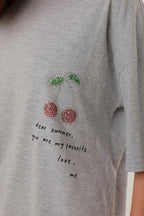 T - SHIRT ISAAC GREY XS - ONE TEE