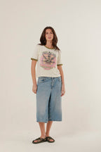T - SHIRT PEARL MILK XS - ONE TEE