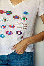 T - SHIRT SHANA BLANC XS BLANC - ONE TEE