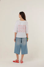 T - SHIRT TAMARA WHITE XS - ONE TEE