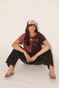 T - SHIRT TOBY BURGUNDY XS - ONE TEE