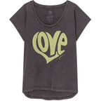 TEE SHIRT ANNA BLANC VIOLET XS - ONE TEE