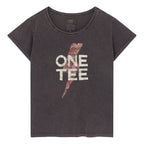 TEE SHIRT AVA BANDANA CARBONE/ BANDANA ROUGE XS - ONE TEE