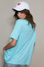 T - SHIRT AIDEN AQUA XS - ONE TEE X VERONIKA LOUBRY