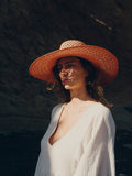 Chapeau Paille Opale Jr - Apricot