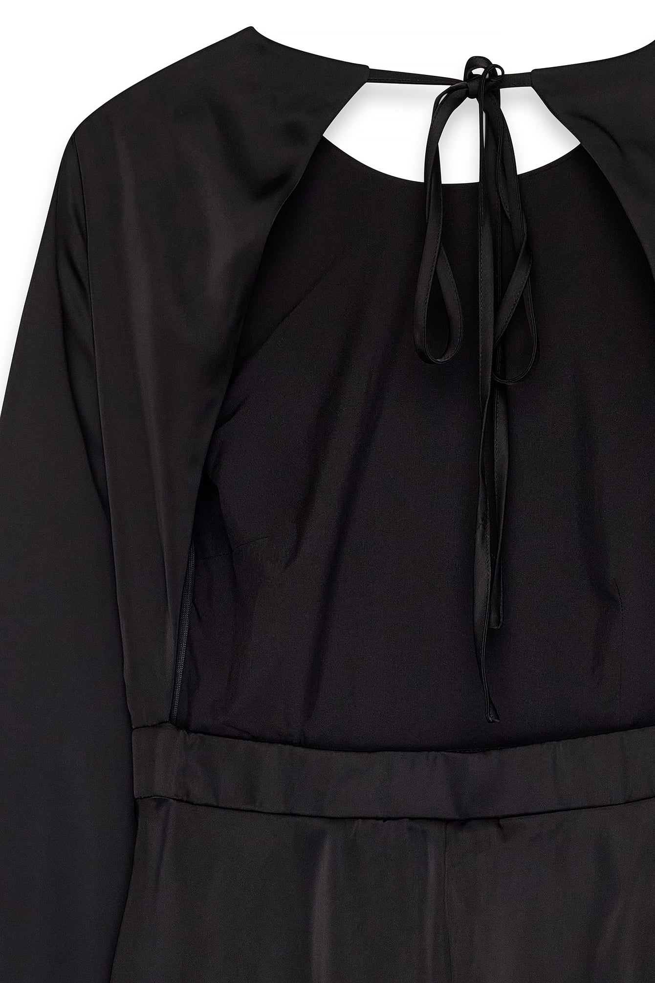 Robe Dos Ouvert Noir