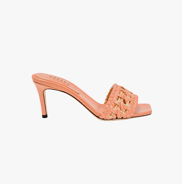 Almeria Peach High-Heel Sandal