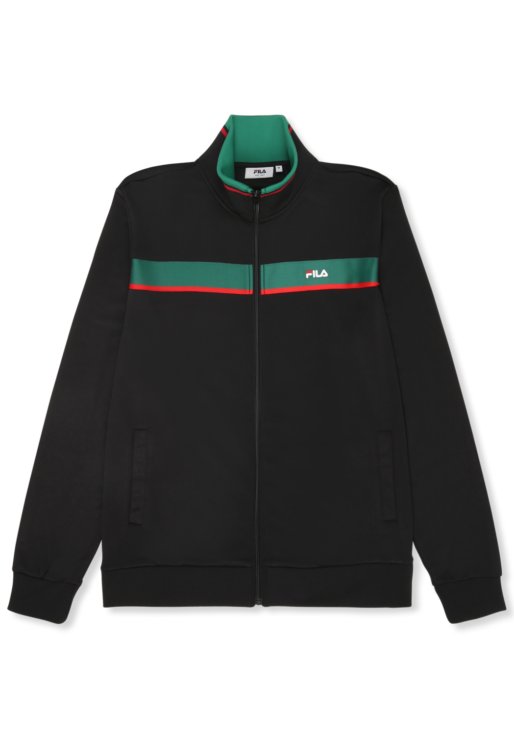 Veste De Survêtement À Bandes Classique - Noir