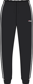 Pantalon De Survêtement Classique - Noir-Blanc Éclatant