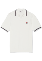 Polo En Maille À Col Johnny Classique - Aigrette