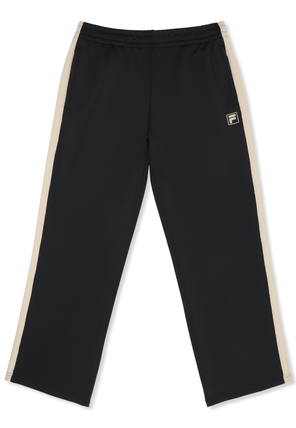 Pantalon De Survêtement À Bandes Décontracté - Noir