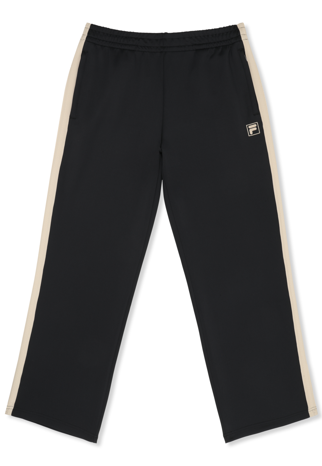 Pantalon De Survêtement À Bandes Décontracté - Noir