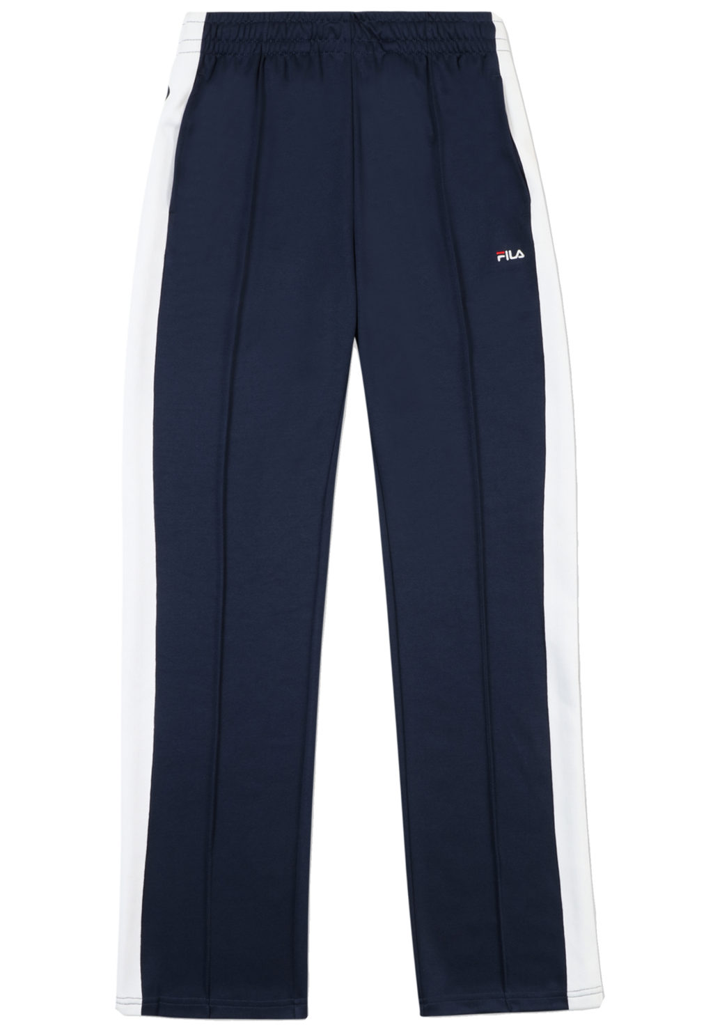 Pantalon De Survêtement À Bandes Droit - Iris Noir
