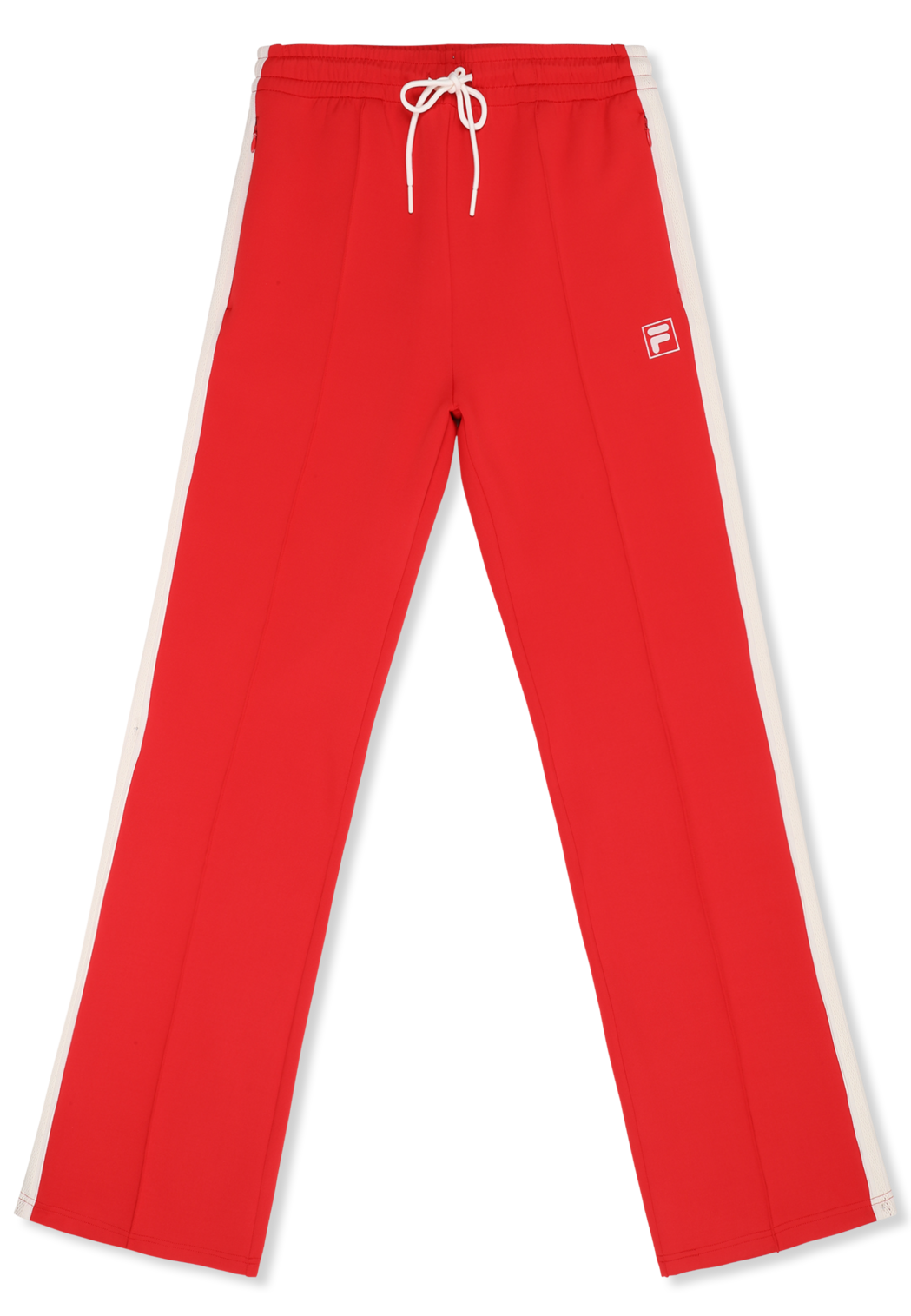 Pantalon De Survêtement À Bandes Extra-Long - Rouge Vif