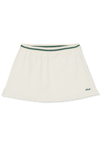 Jupe-Short De Tennis À Bandes Ajustée Imprimée - Aigrette