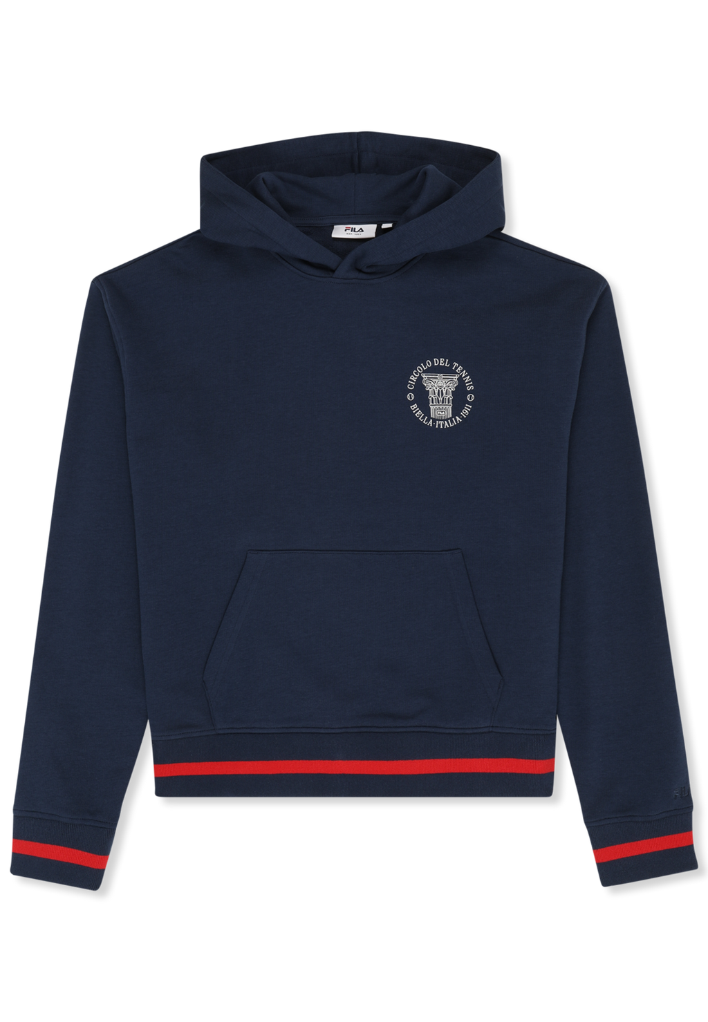 Hoodie À Imprimé Décontracté - Iris Noir