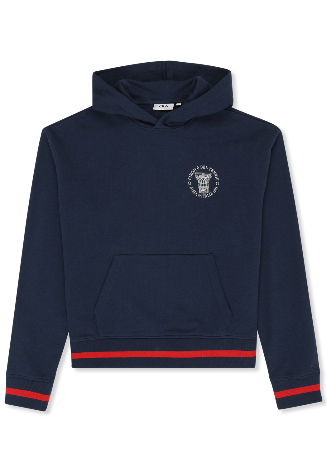 Hoodie À Imprimé Décontracté - Iris Noir