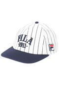Casquette Snapback 6 Panneaux À Fines Rayures Non Structurée - Aigrette-Iris Noir