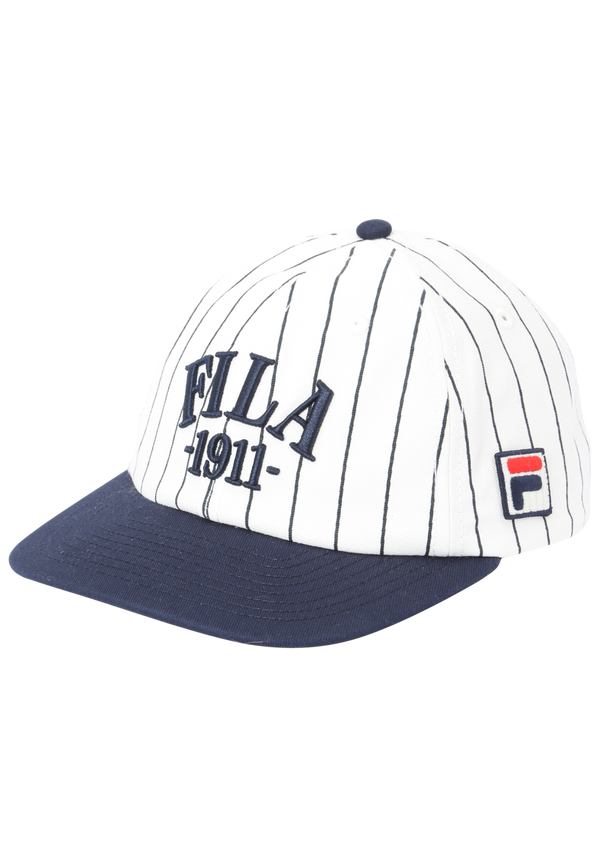 Casquette Snapback 6 Panneaux À Fines Rayures Non Structurée - Aigrette-Iris Noir
