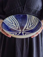 Shama - Bol - Bleu - Grès