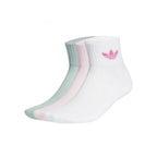 Pack 3 Paires De Chaussettes Adidas Originals Mid - Blanc - Mixte - Adidas - The Bradery