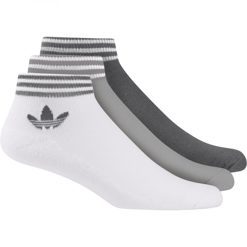 Pack 3 Paires De Chaussettes Adidas Originals Trefoil - Blanc - Mixte - Adidas - The Bradery