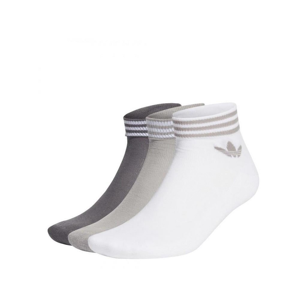 Pack 3 Paires De Chaussettes Adidas Originals Trefoil - Blanc - Mixte - Adidas - The Bradery