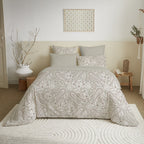 Pack Complet Imprimé (Housse De Couette + Taie(s) + Drap Housse) - 100% Coton 57 Fils - Cashemire Naturel