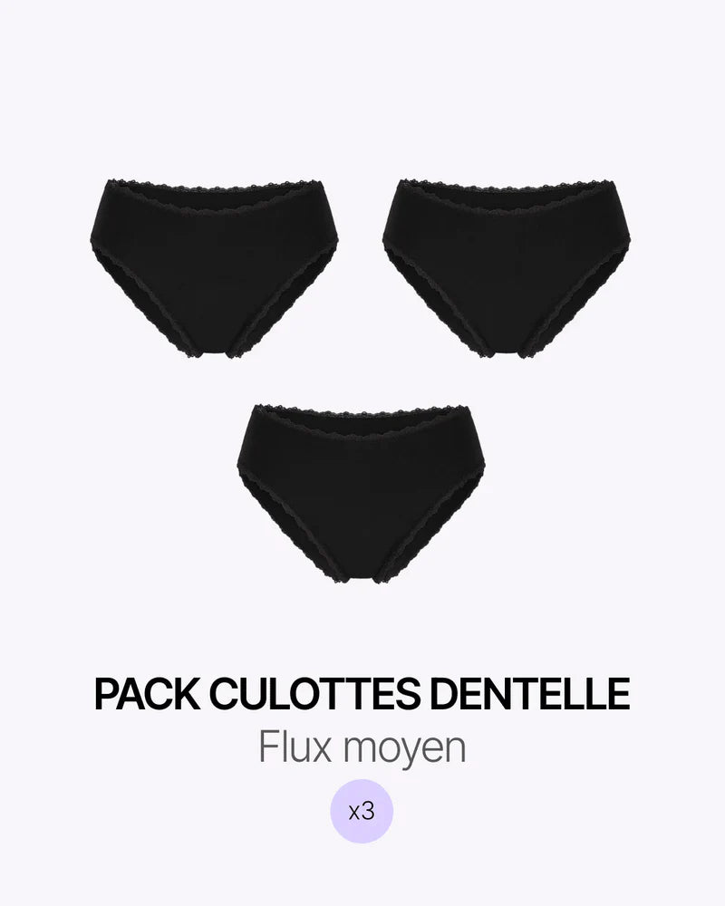 Pack Trio Culotte Dentelle