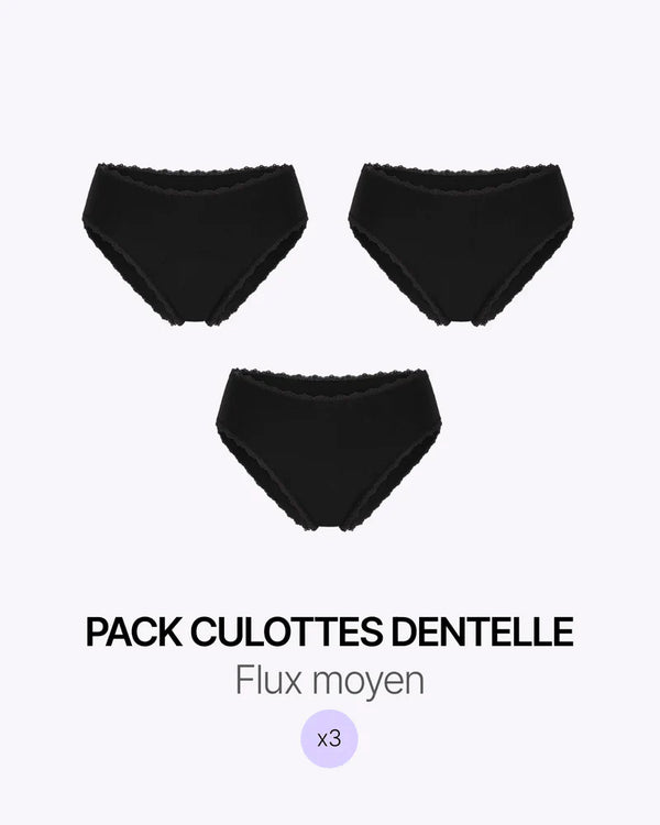 Pack Trio Culotte Dentelle