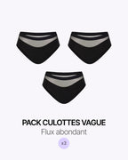 Pack Trio Culotte Vague Noire