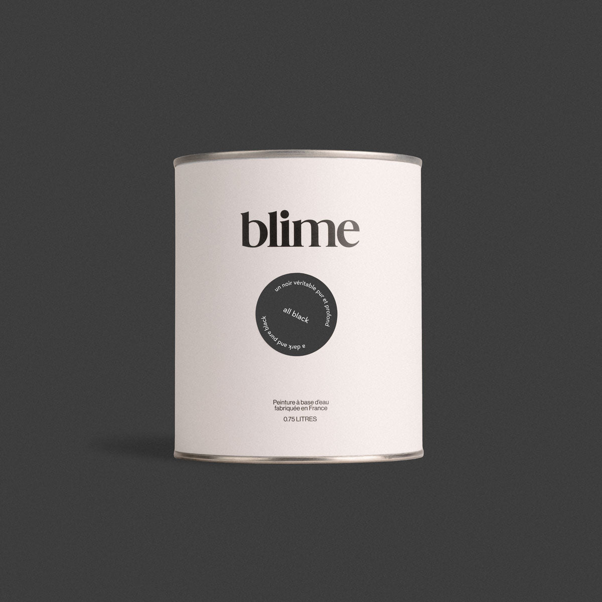 Pot de peinture 0,75L All black - teinte noire