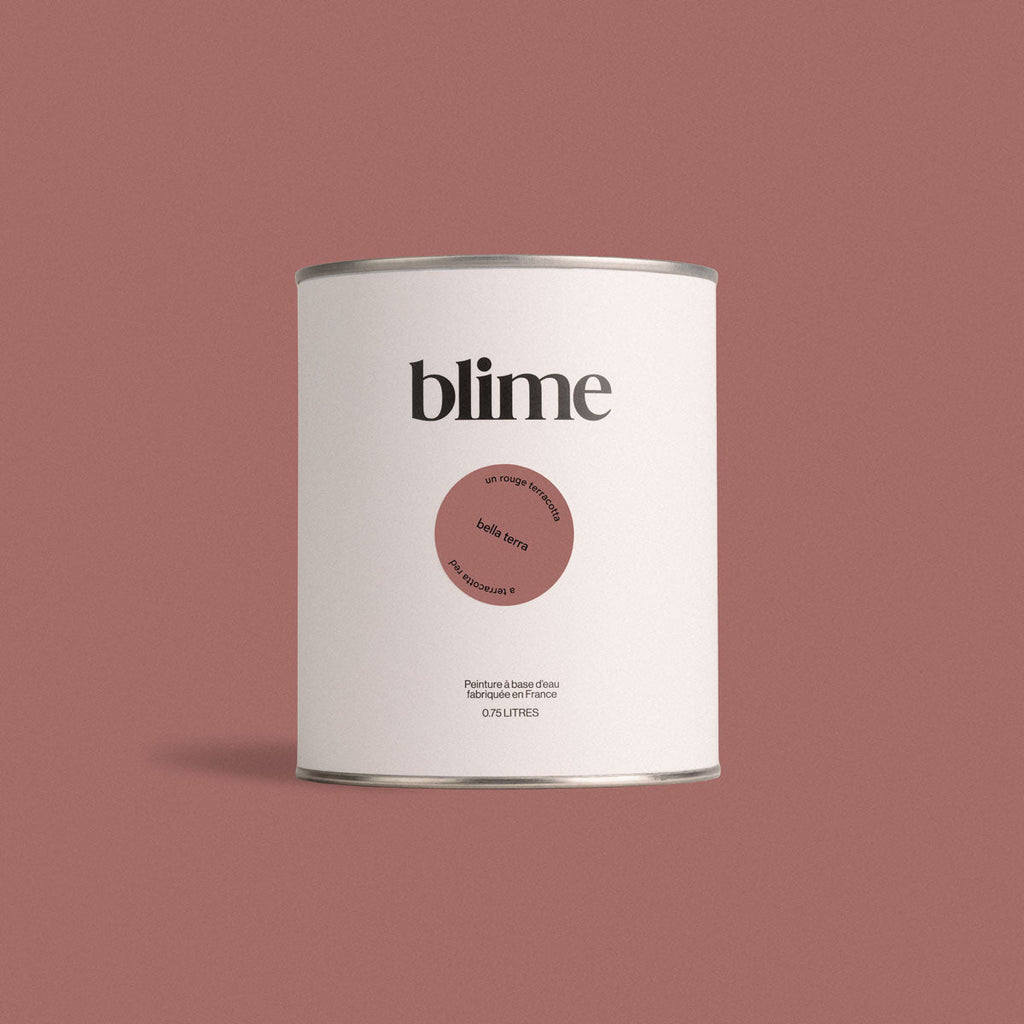 Pot de peinture 0,75L Bella terra - teinte terracotta rouge