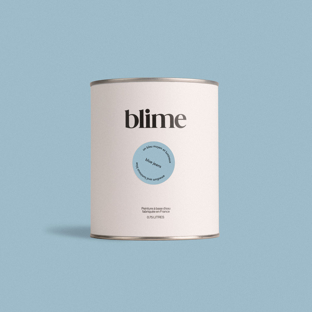 Pot de peinture 0,75L Blue jeans - teinte bleu delave