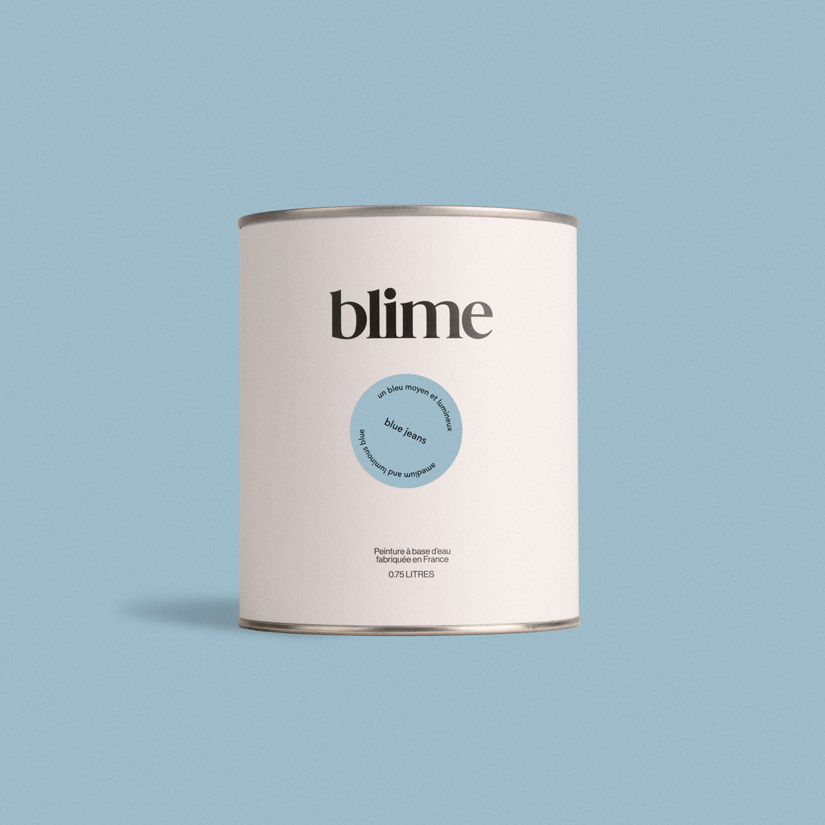 Pot de peinture 0,75L Blue jeans - teinte bleu delave