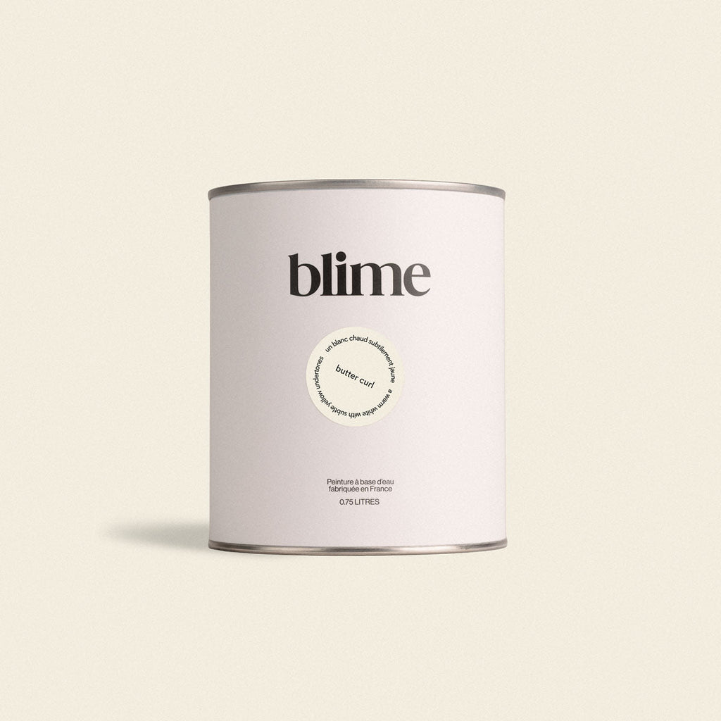 Pot de peinture 0,75L Butter curl - teinte blanc jaune