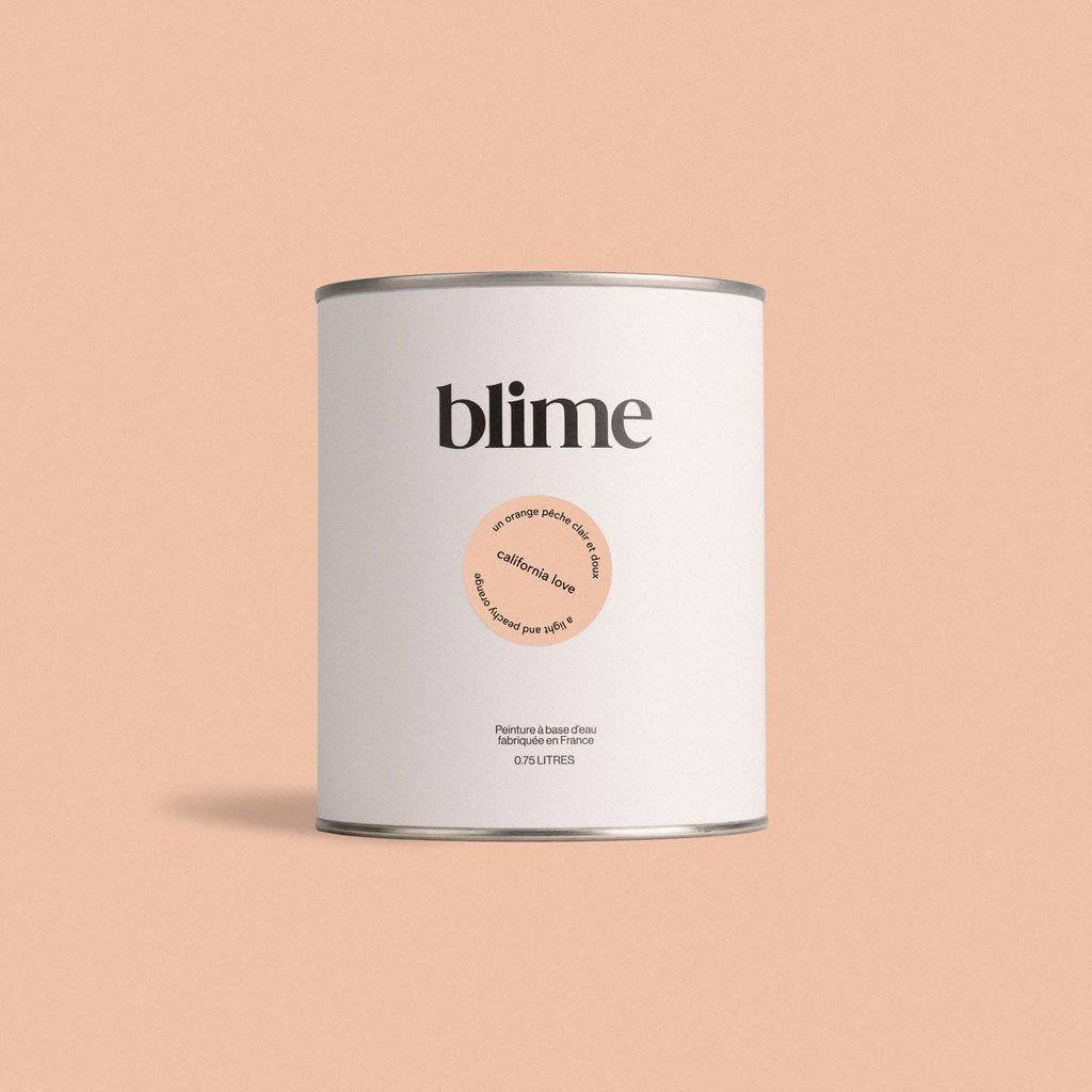 Pot de peinture 0,75L California love - teinte orange pastel