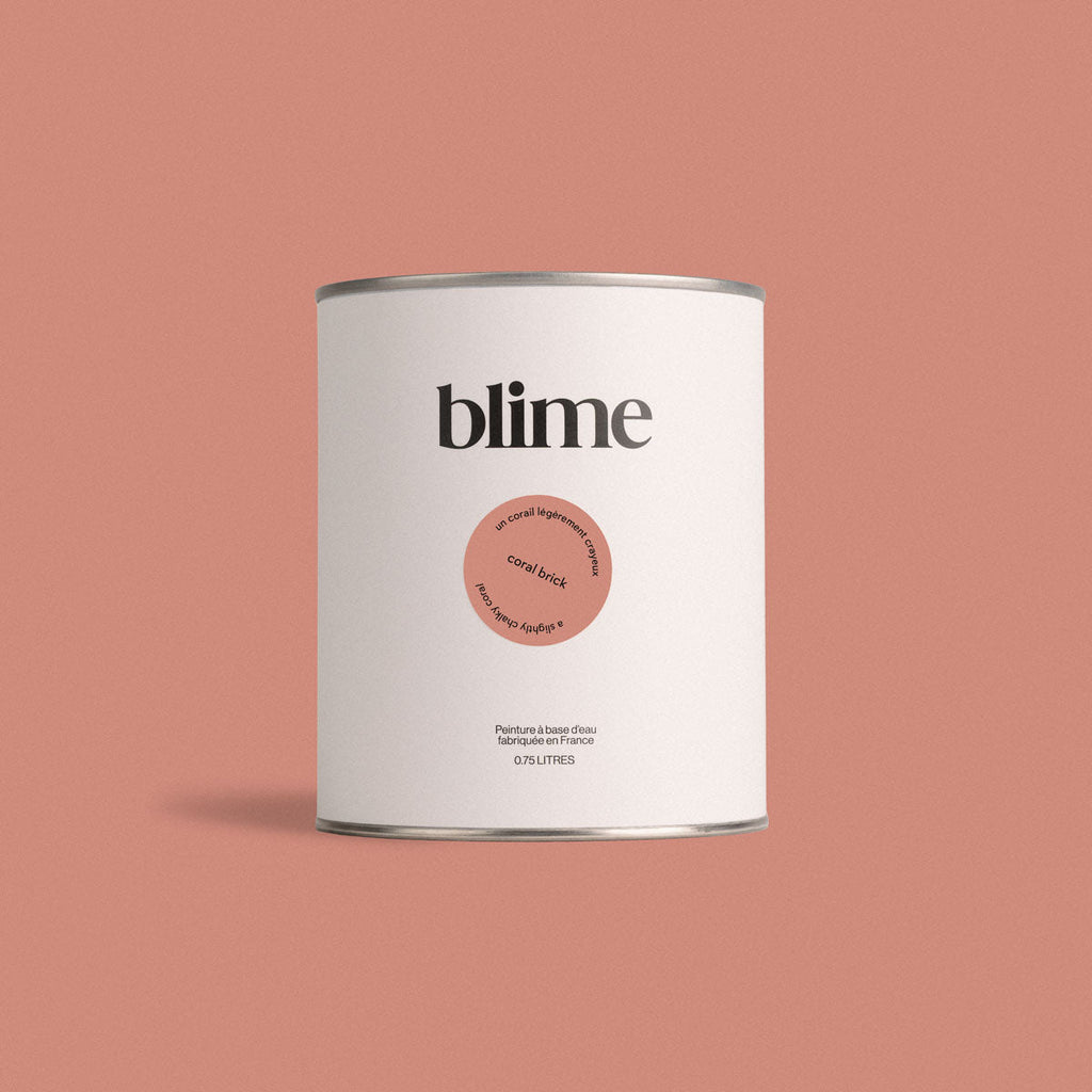Pot de peinture 0,75L Coral brick - teinte terracotta corail