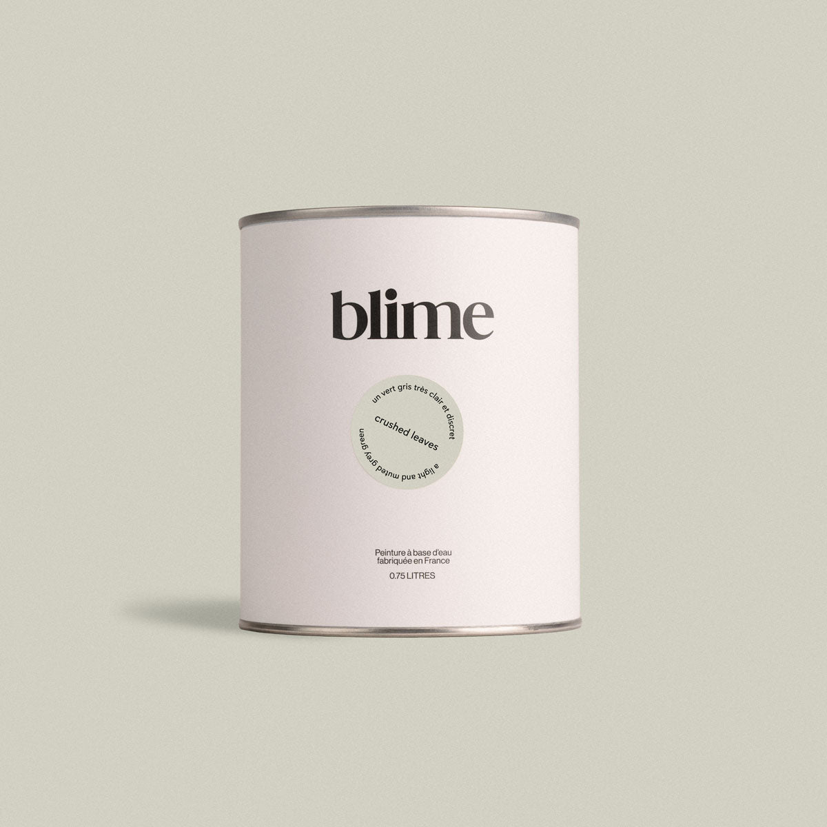 Pot de peinture 0,75L Crushed leaves - teinte gris vert