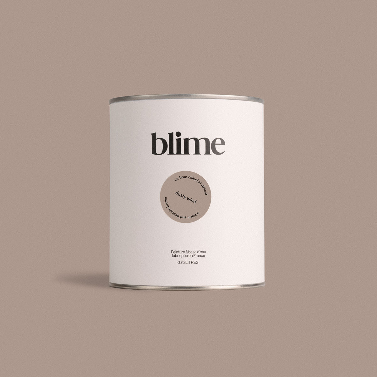 Pot de peinture 0,75L Dusty wind - teinte brun beige