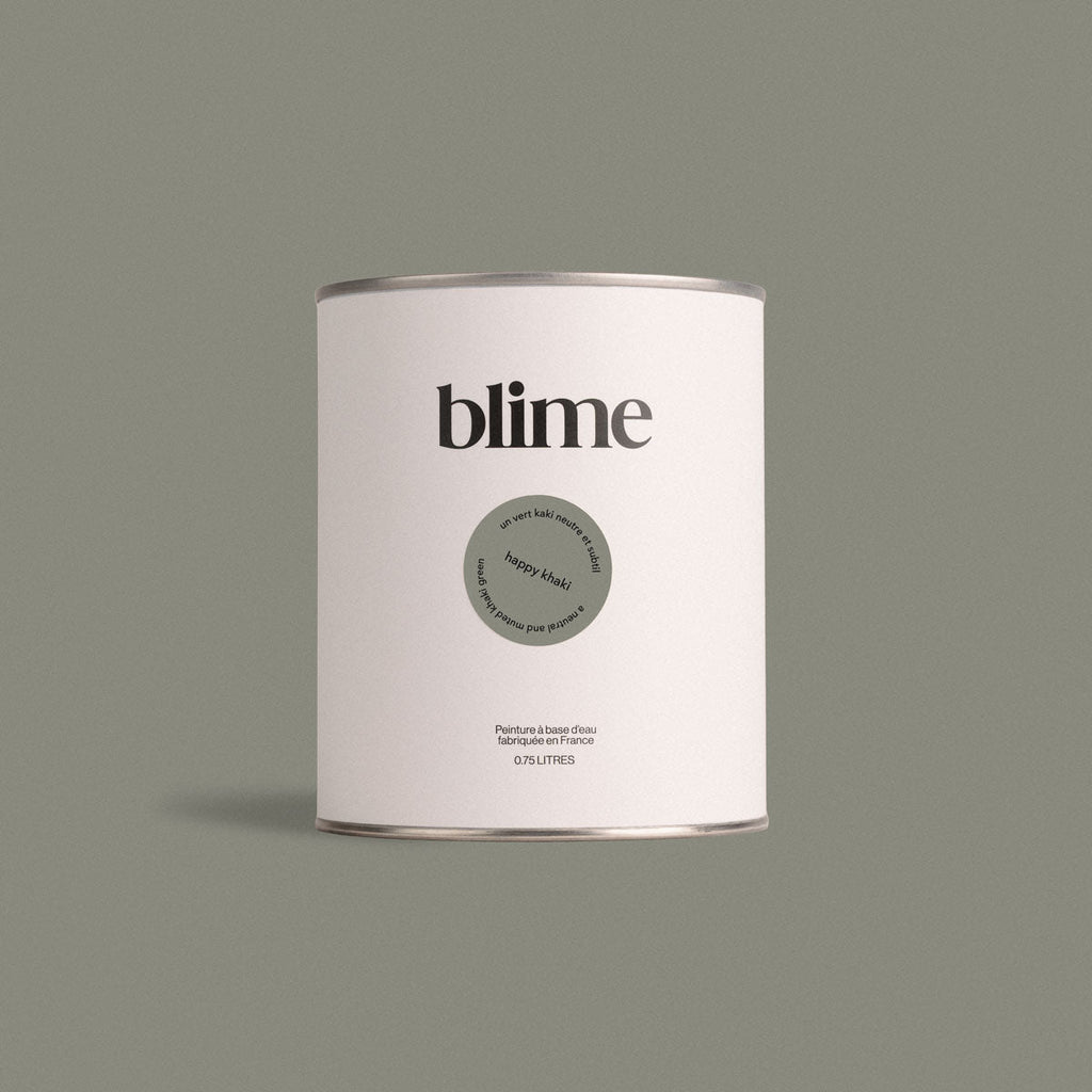 Pot de peinture 0,75L Happy khaki - teinte kaki gris