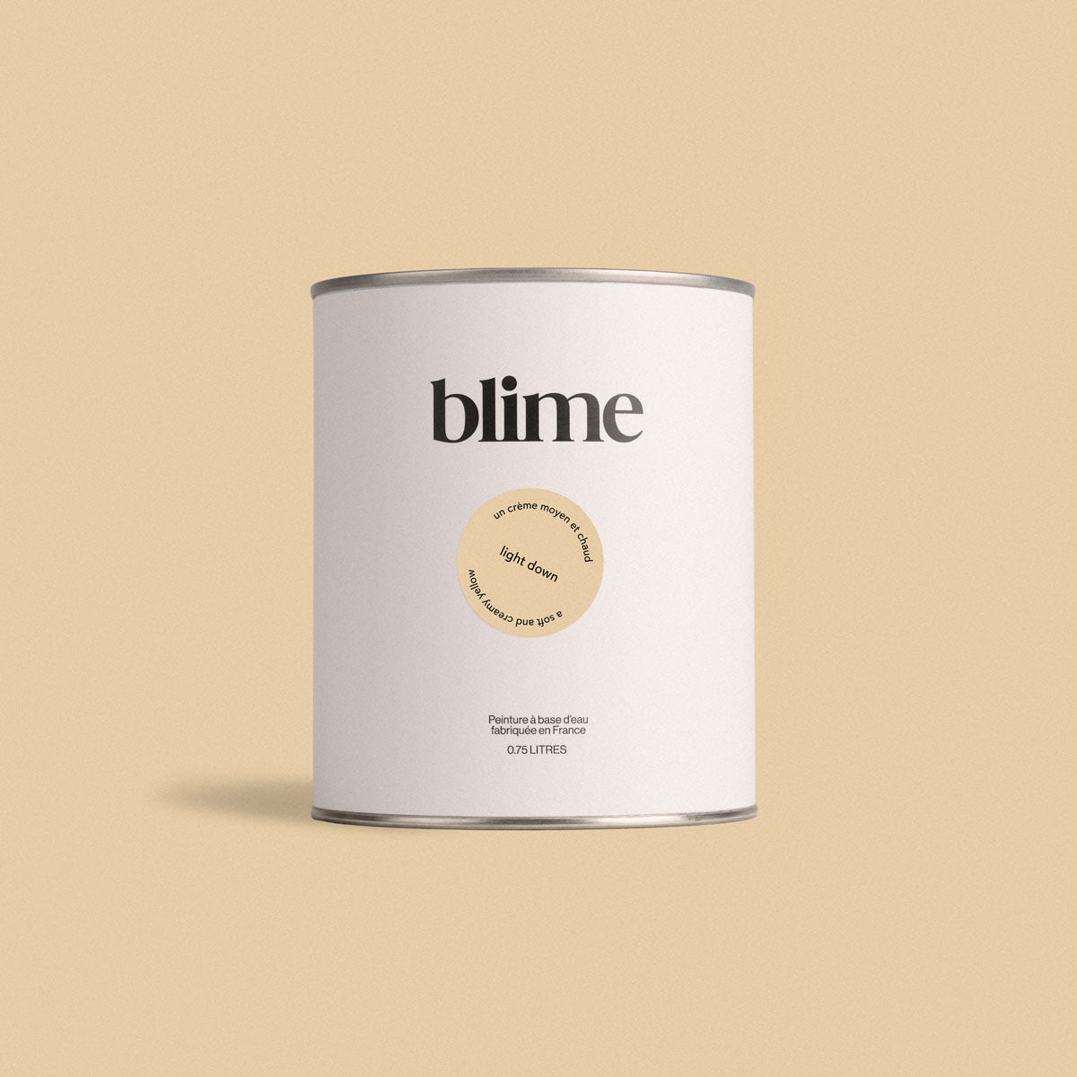 Pot de peinture 0,75L Light down - teinte jaune pastel