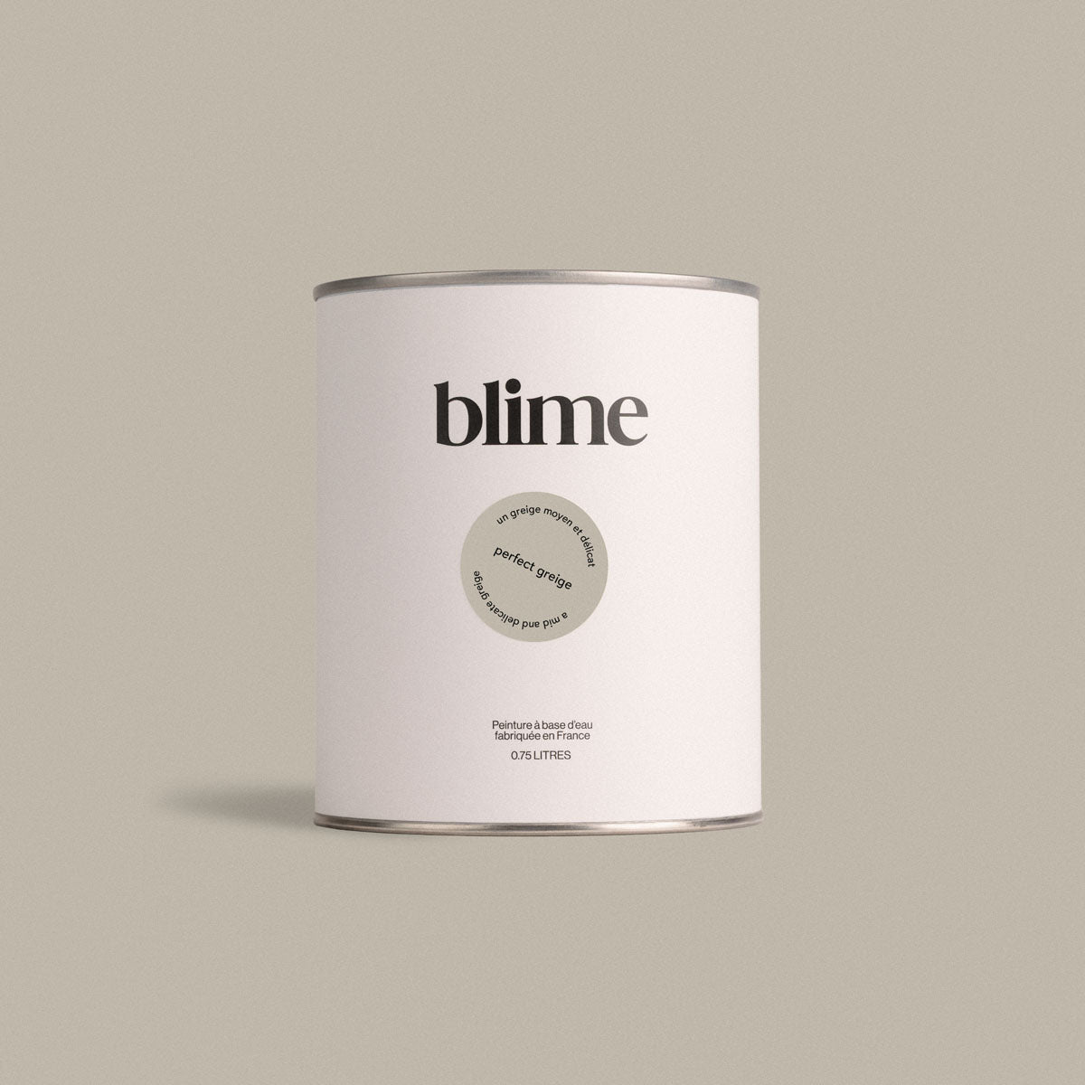 Pot de peinture 0,75L Perfect greige - teinte gris beige