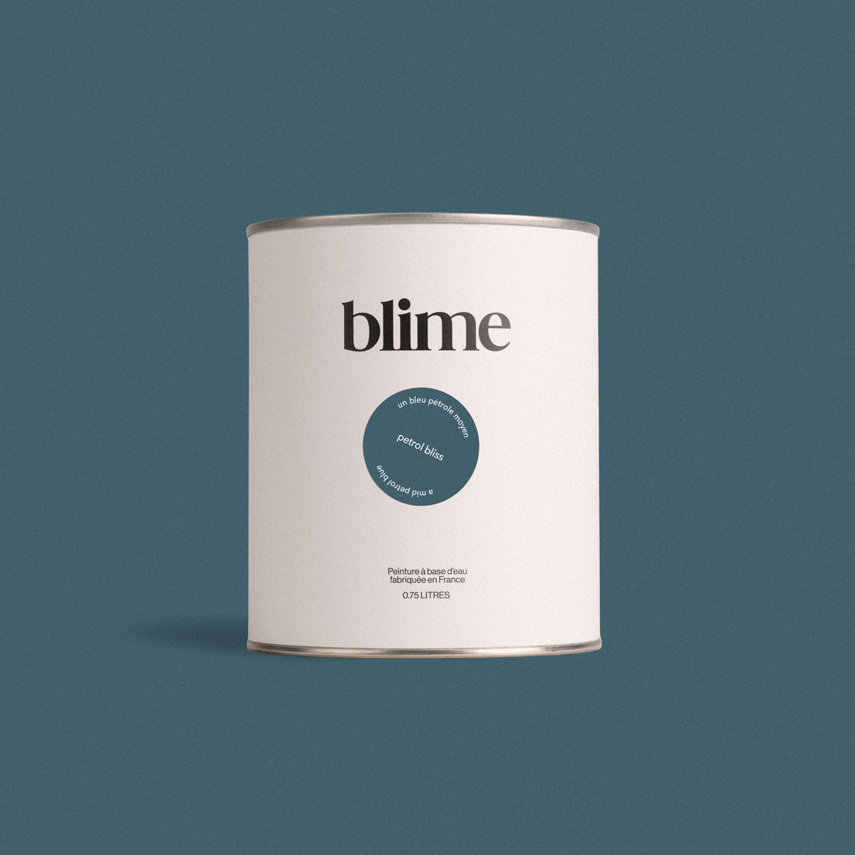 Pot de peinture 0,75L Petrol bliss - teinte bleu canard