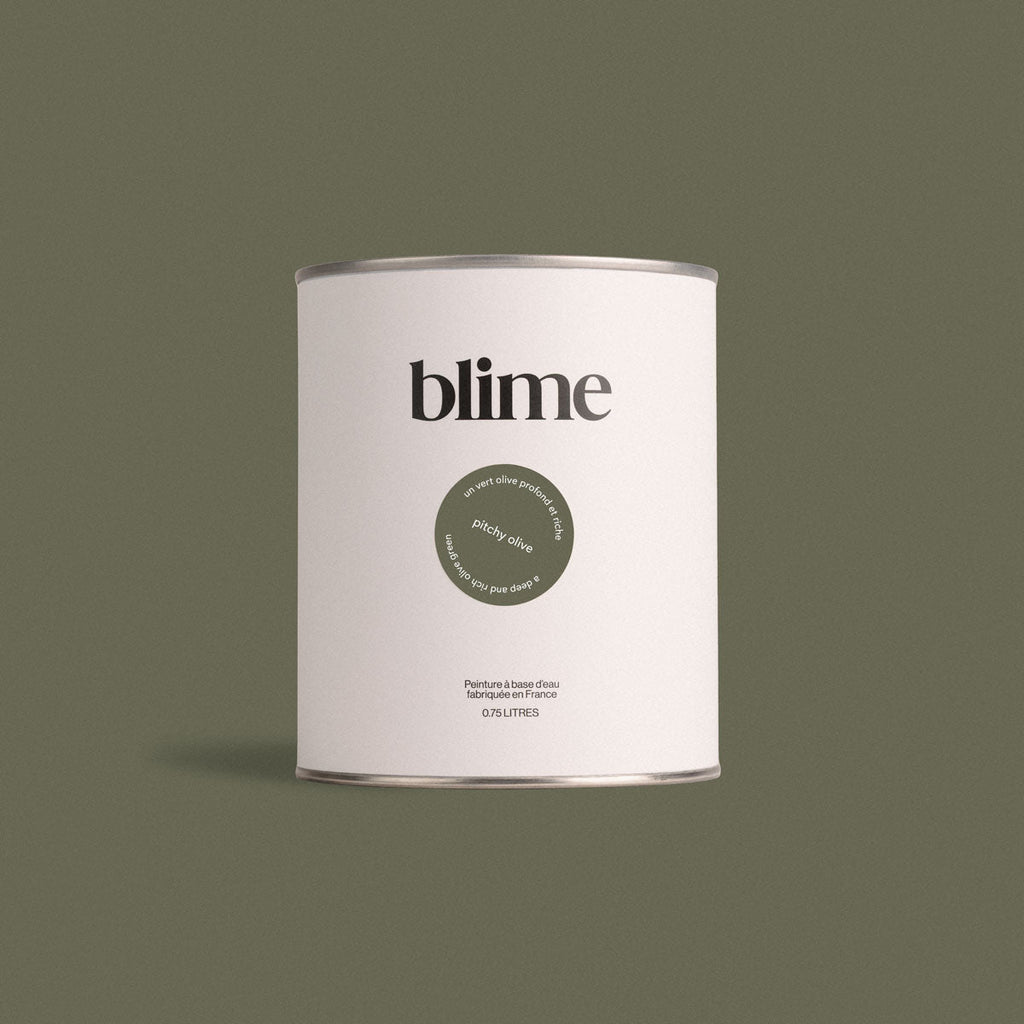 Pot de peinture 0,75L Pitchy olive - teinte vert olive fonce