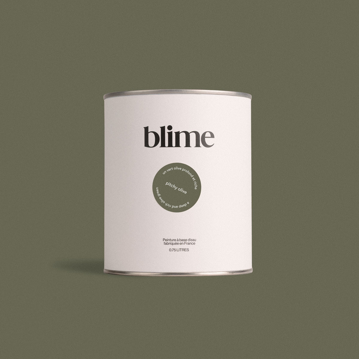 Pot de peinture 0,75L Pitchy olive - teinte vert olive fonce