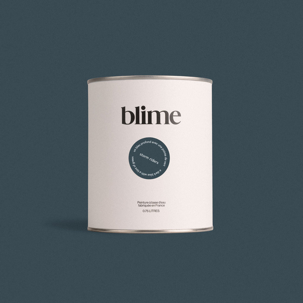 Pot de peinture 0,75L Storm riders - teinte bleu vert fonce