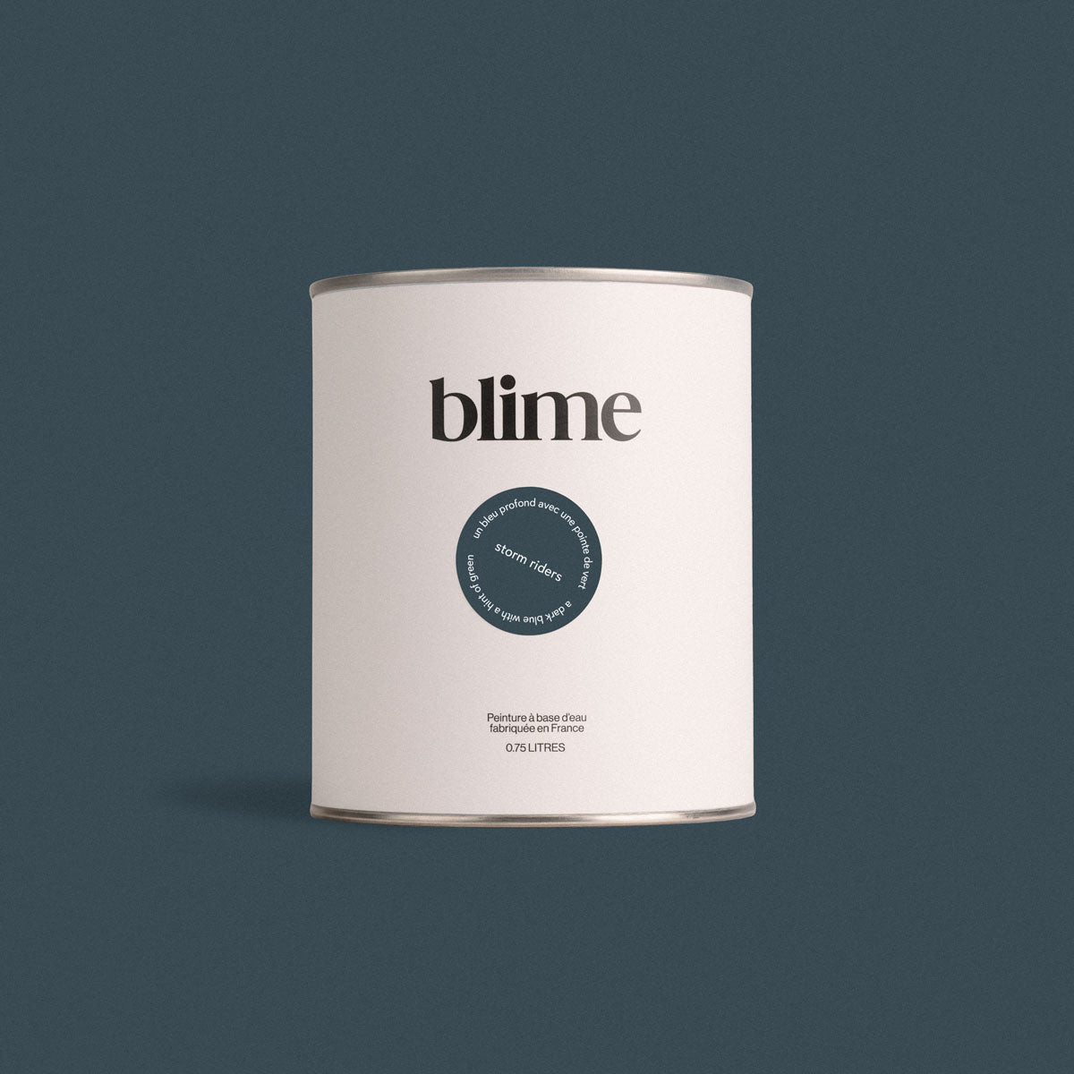 Pot de peinture 0,75L Storm riders - teinte bleu vert fonce