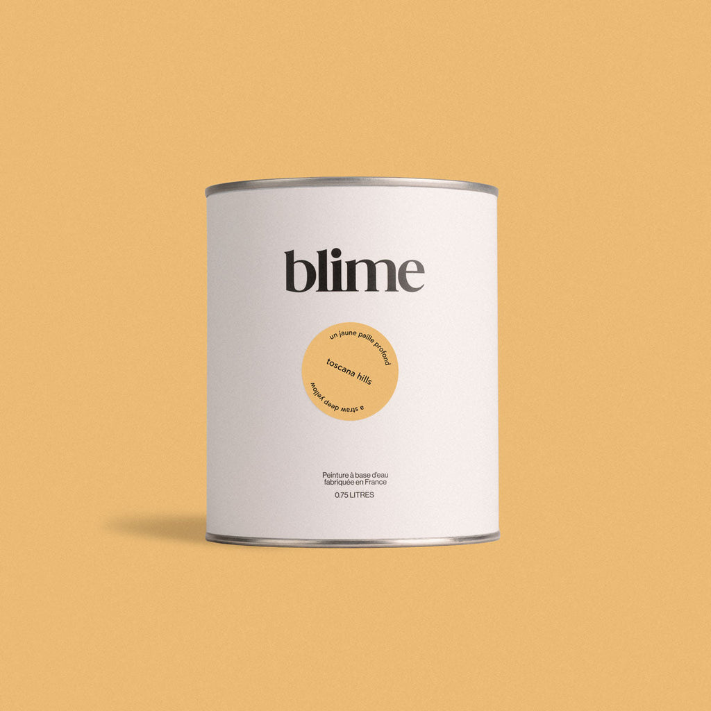 Pot de peinture 0,75L Toscana hills - teinte jaune paille